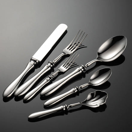 Low Moq Direct Manufacture Factory 304 Stainless Steel Knife Spoon Fork With Fresh Stock Heavy Weight Flatware 1100019