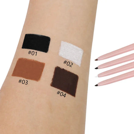 Private Label Waterproof Smudge Proof High Pigment Eyeliner Pencil Wholesale Pink Cream Matte Gel Eyeliner