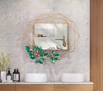 82*73 New Dropshipping Products 2024 Large Wall Bedroom Makeup Mirrors Bathroom Home Decor Luxury Art Frame House Decoration
