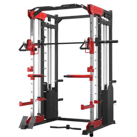 Multifunction Strength Training Smith Machine Multi Functional Commercial Power and Squat Rack Cage Home Gym Smith Machine