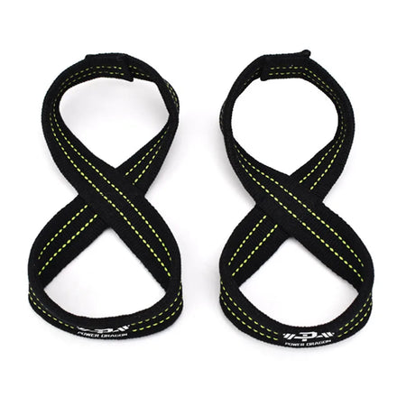 POWER DRAGON Workout Weight Lifting Wrist Support Wraps Non-Slip Customizable Eight Drawstring