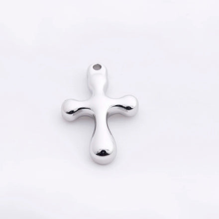 316L Latest Cross Necklace Charm Off Center Cross Necklace Latest Silver Crucifix Necklace Pendant Mother Gift Bag CharmsJewelry