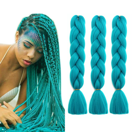 Hot Selling Factory Price 24inch 100g Colorful Jumbo Attachments Extension Synthetic Braiding Hair