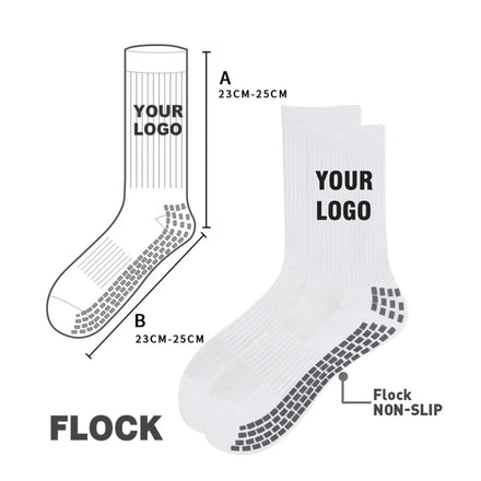 Hot Selling High Quality Professional Men Sport Soccer Socks Non-slip Wear-resistant Long Tube Grip Anti Slip Football Socks