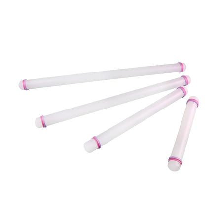 2024 Adjustable Silicone Ring Rolling Pin 23/33/45 cm PP Plastic Household Bakeware Set Disposable for Baking Packaging