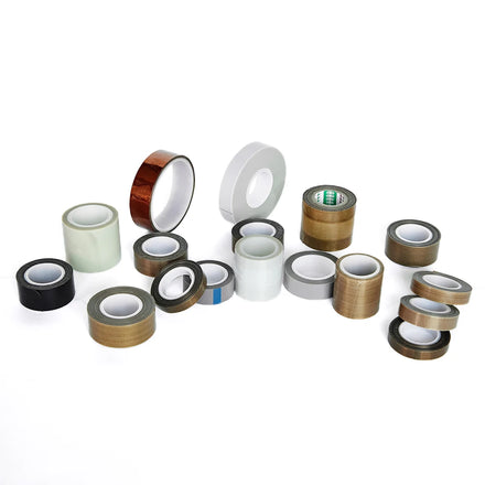 High Temperature Resist PTFE Fiberglass Cloth with Silicone Glue Self Adhesive PTFE Adhesive Tape