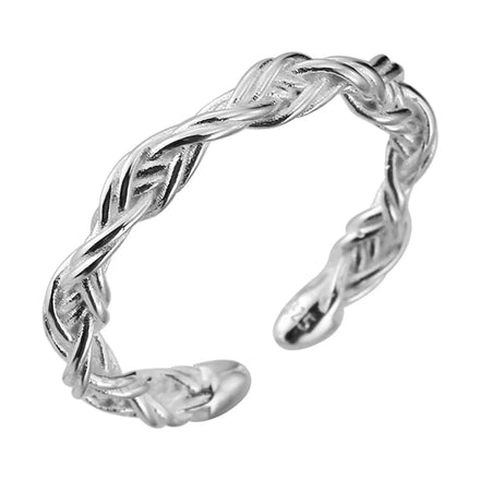 Minimalist Geometric Knuckle Finger Ring Adjustable Open 925 Sterling Silver Rings Fashion Jewelry for Women