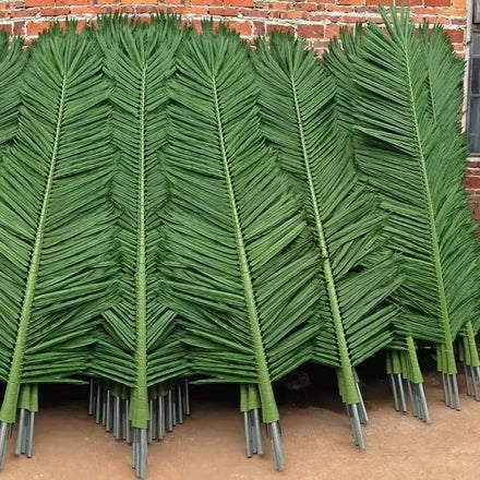 Palm Tree Leaves Artificial Palm Tree High Simulation Outdoor Decorative Leaves Outdoor Artificial Tree Outdoor Artificial Plant