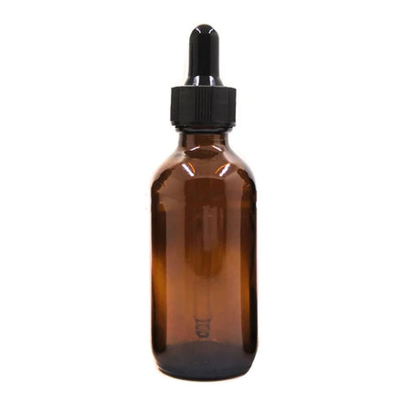 2025 Hot Selling Wholesale Amber Cosmetics Essential Oil Face Serum Boston Glass Dropper Bottles