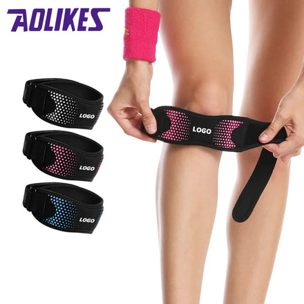 Aolikes Custom-Size logo Neoprene Knee Brace Factory-Priced Support Strap for Torn Meniscus for Fitness Sports