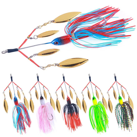 Buzz Bait Blades Lead Head Jig Buzzbait Lure Spinners Bass Fishing Lure
