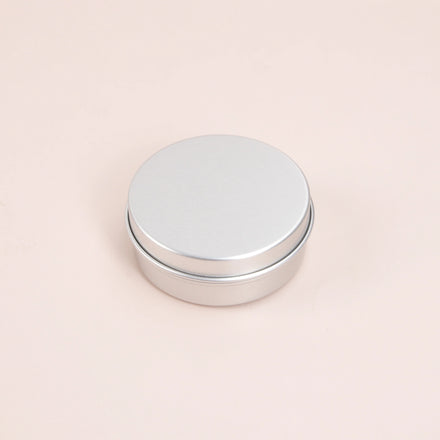 Customized Printed logo 100ml 150ml Round Metal Packaging Tin Can for Lip Balm Aluminum Container Jar for Cosmetics