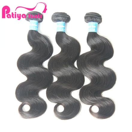 Accept PayPal Customization Cheap Natural Color Raw Wavy Indian Hair Unprocessed Remy Indian Hair Body Wave Bundles for Women