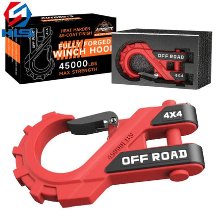HLS Forged Zinc Plated Us Type Eye Grab Bend Hook for ADT/ATV Off Road