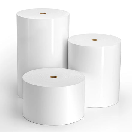 Factory Wholesale Self-adhesive Labels Jumbo Roll Raw Material 1080/1525mm Die Cutting Direct Eco Thermal Paper