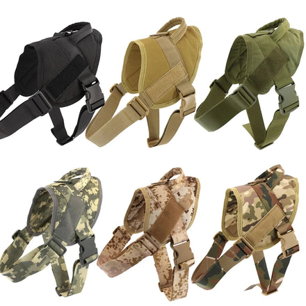 Kangdarpet Tactical Triangle Chest Harness | Adjustable Dog Hunting Vest Lace | Heavy-Duty 1000D Nylon Vest for German Shepherd