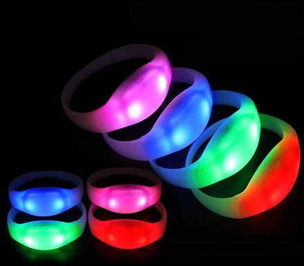 Cheap Price Programmable Remote Controlled Dmx Led Bracelets Colorful Light up Glow Bracelets Led Wrist Band for Party