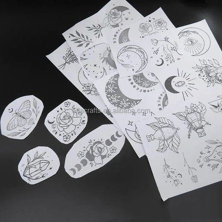 Printable Water-soluble Tear Away Embroidery Stabilizer Plain Self Adhesive Water-soluble Nonwoven for Beginners