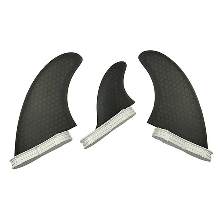 Surfboard Fins Custom Design T1 Tri Set Double Tabs 2 Fin Best Quality Honeycomb Fiberglass