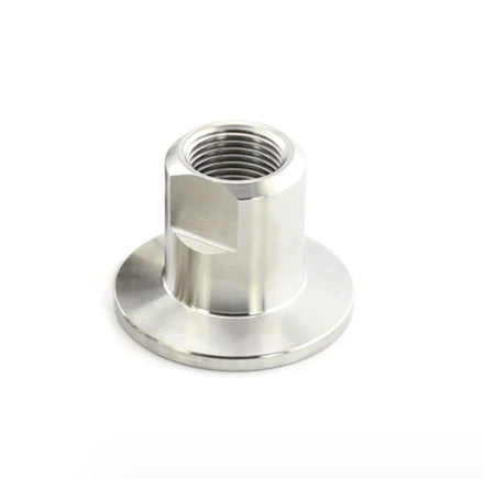 Vacuum KF16 KF25 KF40 KF50 Stainless Steel Milling Outer/inner Thread Connector