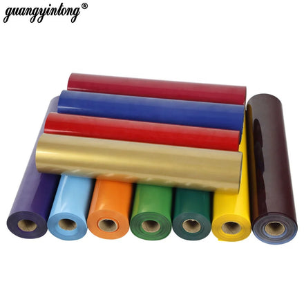 Guangyintong Zhejiang Matte High Flex Eco-Friendly PU Gravure Printed Heat Transfer Film Roll with Support for Clothing