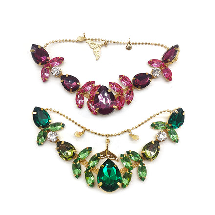 Removable Crystal Rhinestone Shoe Chain With Mermaid Tail Charm Ladies Slipper Sandal Accessories Wholesale