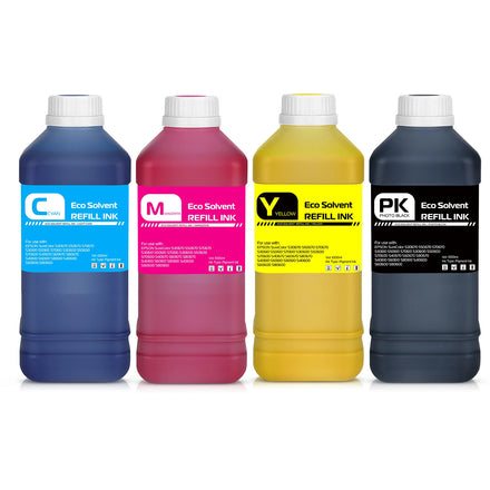 Xcellent 1000ML Bottle High Quality Eco Solvent Ink Printing on PVC Car Stickers  for Epson S80680 Series Printhead Printers