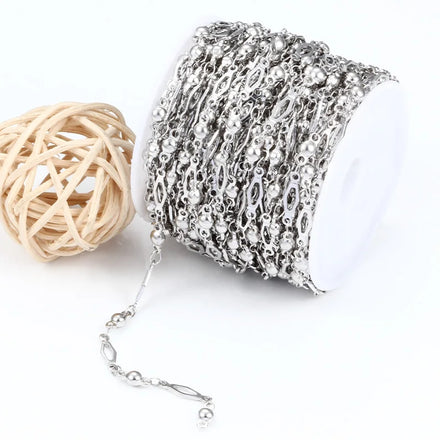New Design Chain for Women Men Ring Bell Style 304L Titanium Stainless Steel Chains for DIY Jewelry Necklace