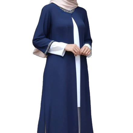 Wholesale Price Plain Color Middle East Dubai Muslim Abayas for Women Turkish