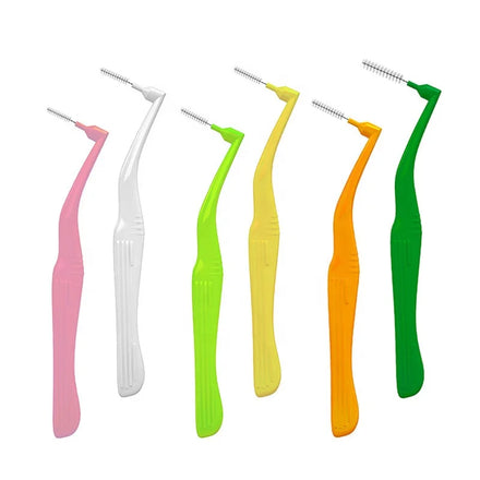New L Shape Adult Interdental Brush Micro Brush Dental Oral Interdental Brushes