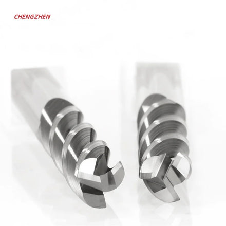 HRC55 3-Flute Corner Radius End Mill - Tungsten Cobalt Alloy 10MM Cutting Edge CNC Milling Cutter RoHS