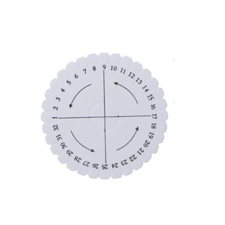 Large Size Round Knitting Kumihimo Disc Disk Braided Rope Knot Weaving Plate Jewelry Desgin Board