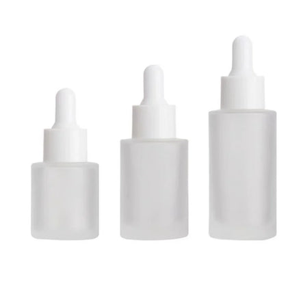 Hot Sale Empty Glass Dropper Essential Oil Dropper Bottle Frosted Serum Bottle for Beauty Cosmetic