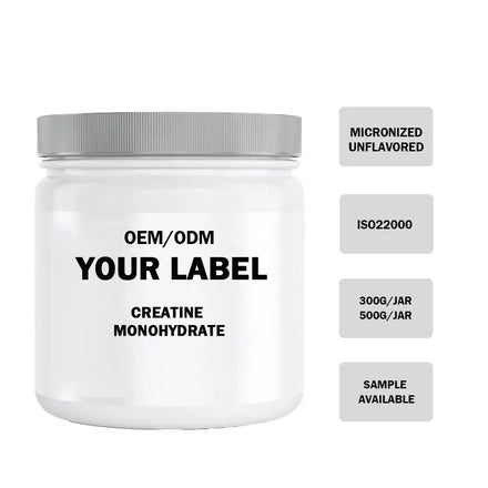 ISO Factory OEM Micronized Creatine Monohydrate Poudre Monohydrate Creatine Powder