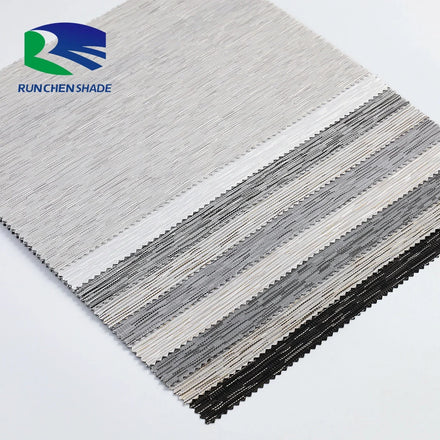New Design Jacquard Blackout Curtain Fabric Fashion Yarn-Dyed with Built-In Installation Electric Roller Shades for Everyday Use