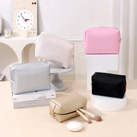Cheap Price Large Capacity Multifunctional Fashion Travel Cosmetic Bag Women Storage PU Leather Zipper Waterproof for