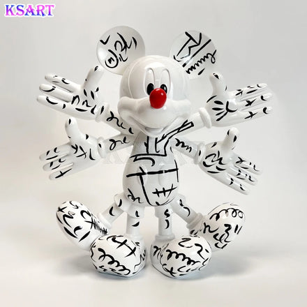 Popular Resin Interior Home Decor Multi-hand Resin Mickey Statue Crafts Office Home Store Decor