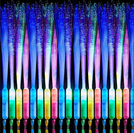 Factory Glow Sticks LED Light up Fiber Optic Wands Flashing Neon Wedding Events Graduation Birthday Bachelorette Party Supplies