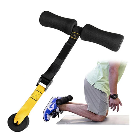 Home Fitness Ab Workout Exercise Sit up Assistant Nordic Hamstring Curl Strap for Home Gyms Door Strap