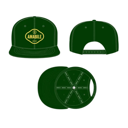 Hot Sale 6 Panel Green Flat Bill Custom Logo 3D Embroidery Patches Blank Unisex Hip Hop Sports Cotton Snapback Hats