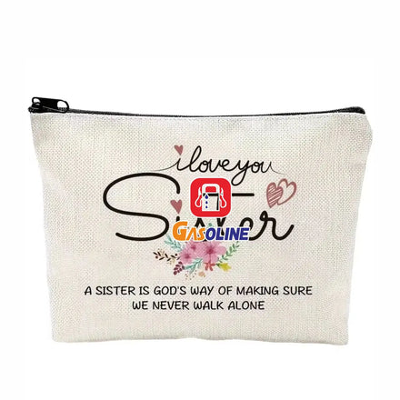 12 Oz Custom Logo Printing Eco Friendly Canvas Zipper Travel Cosmetic Pencil Case Packing Pouch Natural Cotton Canvas Makeup Bag