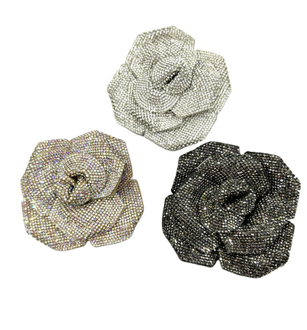 PC050 New Rhinestone Flowers for Cloth Fashion Crystal Flowers Decoration Factory Diamond Flowers