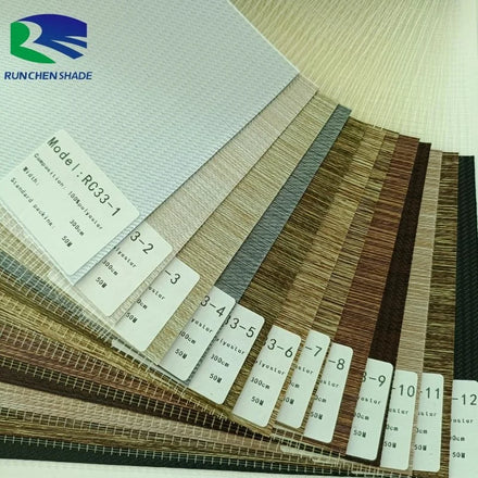Factory Wholesale 100% Polyester Horizontal Zebra Blinds Fabrics Electric Format Vertical Pattern Roller Blinds for Everyday Use
