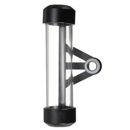 Black Waterproof Motorcycle Motorbike Tube Tax Disc Cylindrical Holder Frame Real Motorcycle Accessories