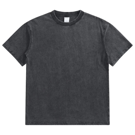 280gsm Heavyweight Cotton Acid Washed Men Women Dtg Print Oversize T Shirt Custom Quality Printing T Shirt for Men