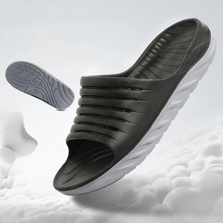 Plus Size EVA Men's Summer/Winter Waterproof Massage Sport Recovery Sandals Soft Thick Bottom Comfortable Arch Support Slides
