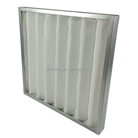 Aluminum Frame Customized En779 G3 Synthetic Fiber Pleated 490x490x46 HVAC Primary Air Filter
