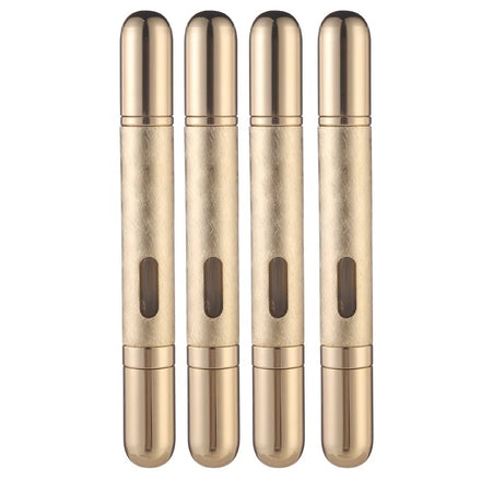 Wholesale New Design 10ml Double Sided Aluminum Perfume Atomizer&Roller Bottle&5ml Metal Leakproof Roller Parfum Oil Bottle
