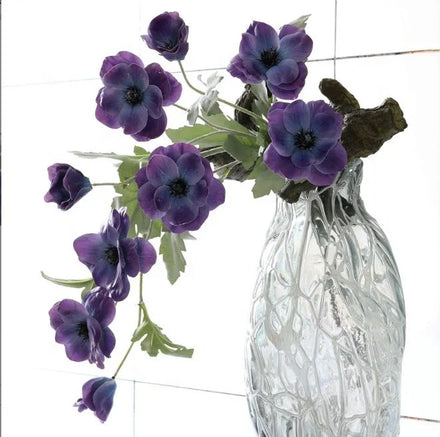 Wholesale Latex Artificial Flowers Real Touch Anemones for Sale