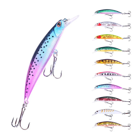 9CM-13G Wholesale Hard Plastic Sinking Minnow Lure Jerkbait Sea Minnow Lure Sinking Water Fishing Lures